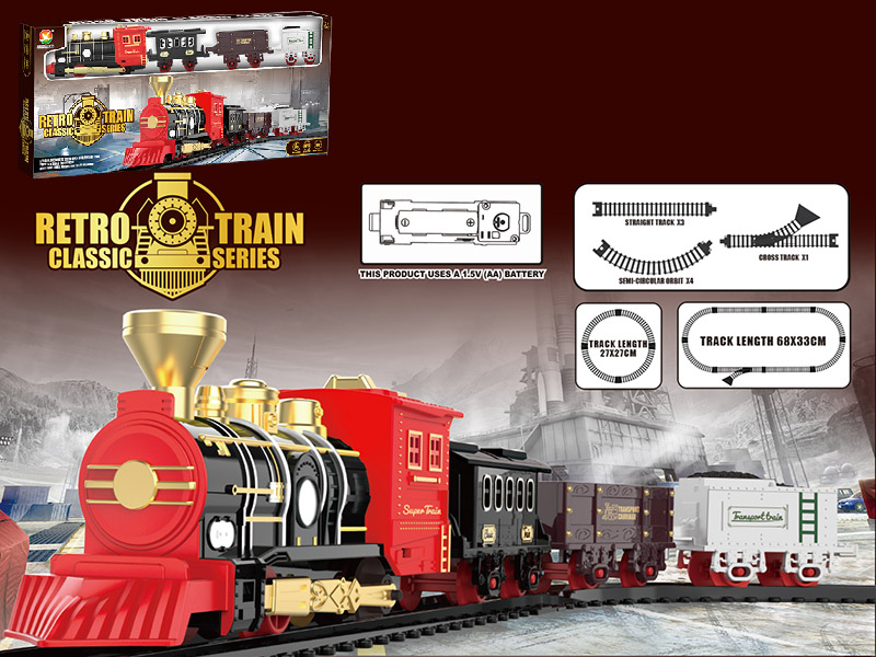 Classic Electric Rail Train