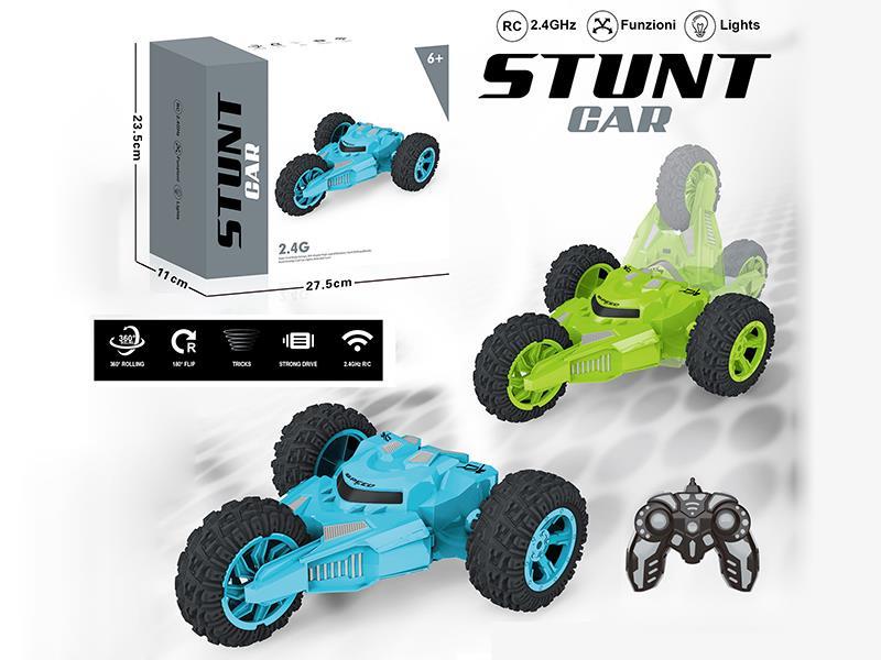 2.4G Remote Control Three Wheels Stunt Car