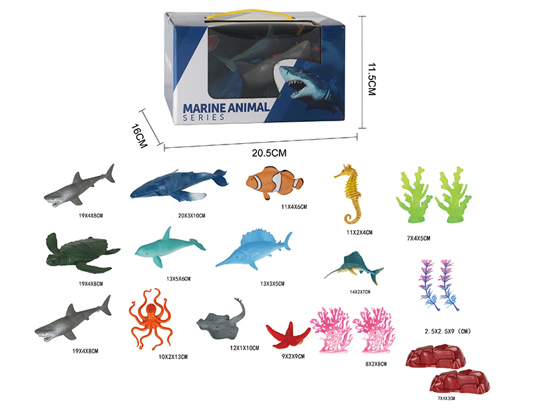 Sea Animal Model Set 20pcs
