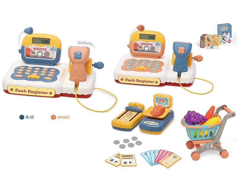 Cash Register Shopping Cart(With Light ,Sound,Calculation Function)