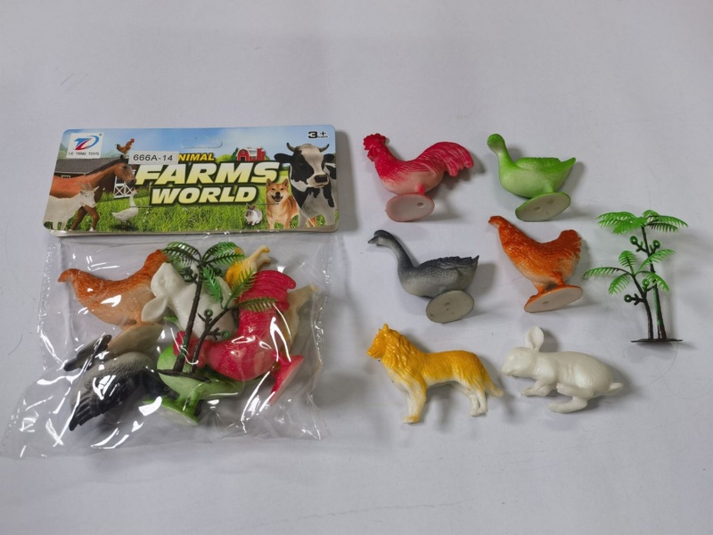 Pvc Simulation Farm 7Pcs
