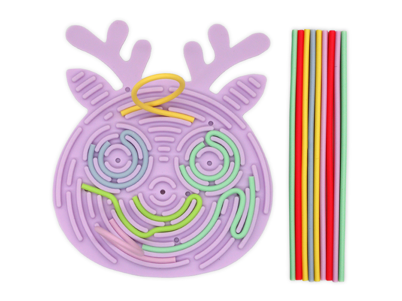 Children Silicone Sensory Activity Board(Sika Deer)