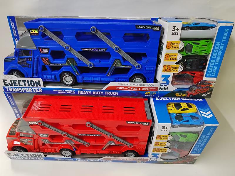 Slide Ejection Heavy Duty Truck With 6 Slide Alloy Cars