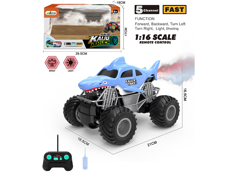 5CH Remote Control Spray Shark Truck