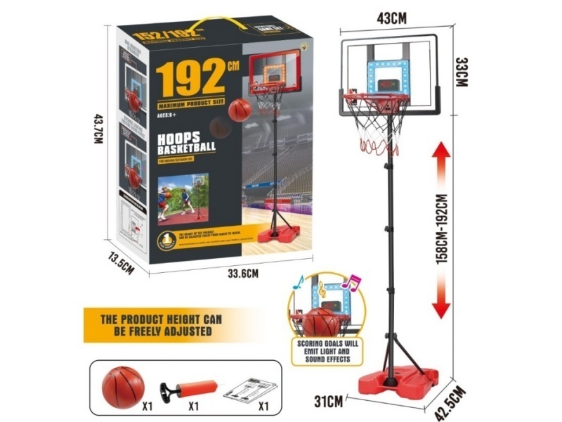 Enhanced Basketball Stand