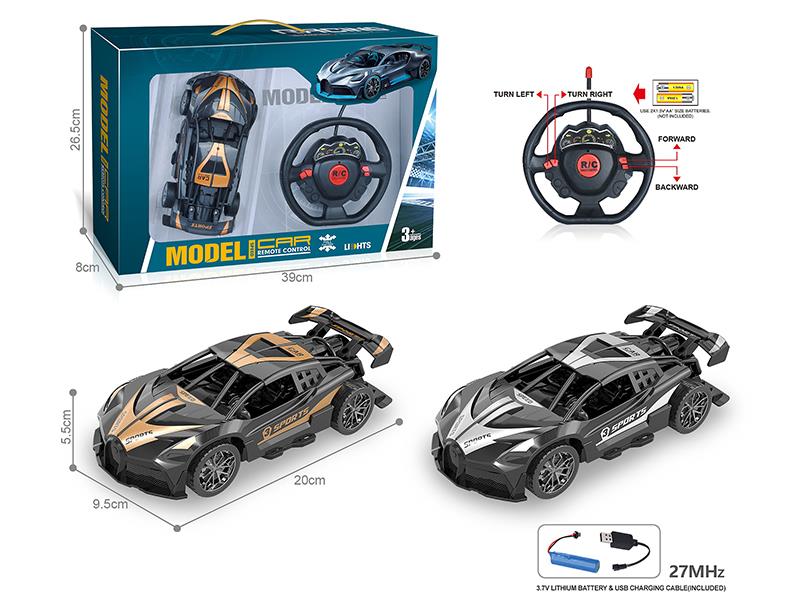27MHz 1:18 4-Channel Remote Control Bugatti Car(Including Batteries)