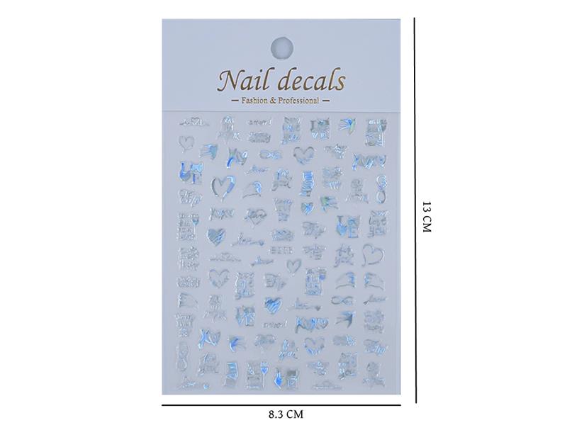 3D Laser Nail Stickers
