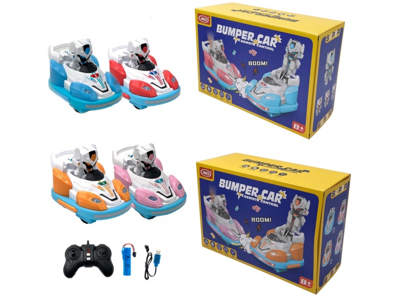 Remote Control Robot Bumper Car With Spray, Light(2 Cars)