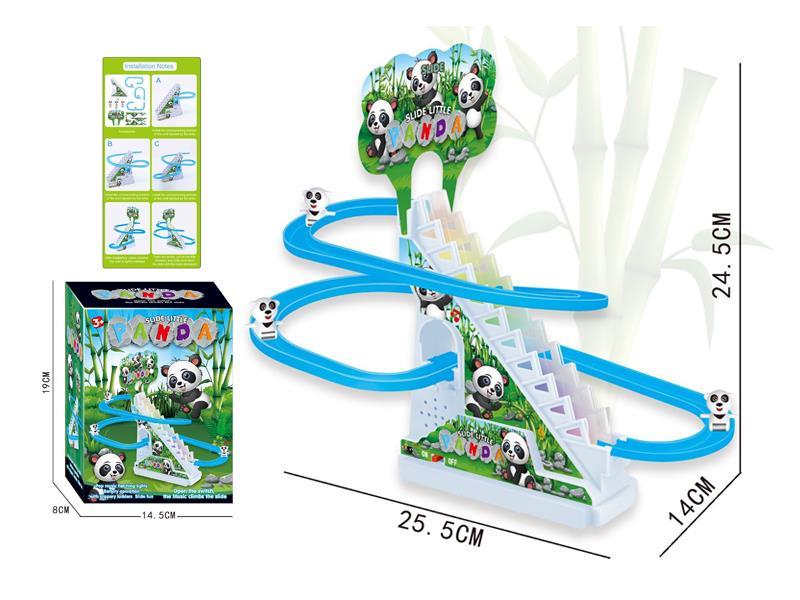 Pandas Climbing Stairs (3)