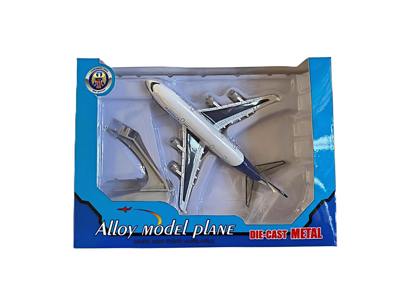 A380 Alloy Pull Back Aircraft With Lights And Music