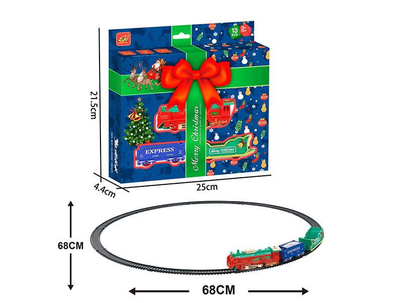 Christmas B/O Rail Train(With Lights)