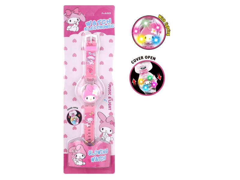 Melody Clamshell Light Music Watch