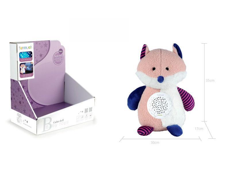 12-Key Soothing Projection Plush (Fox)