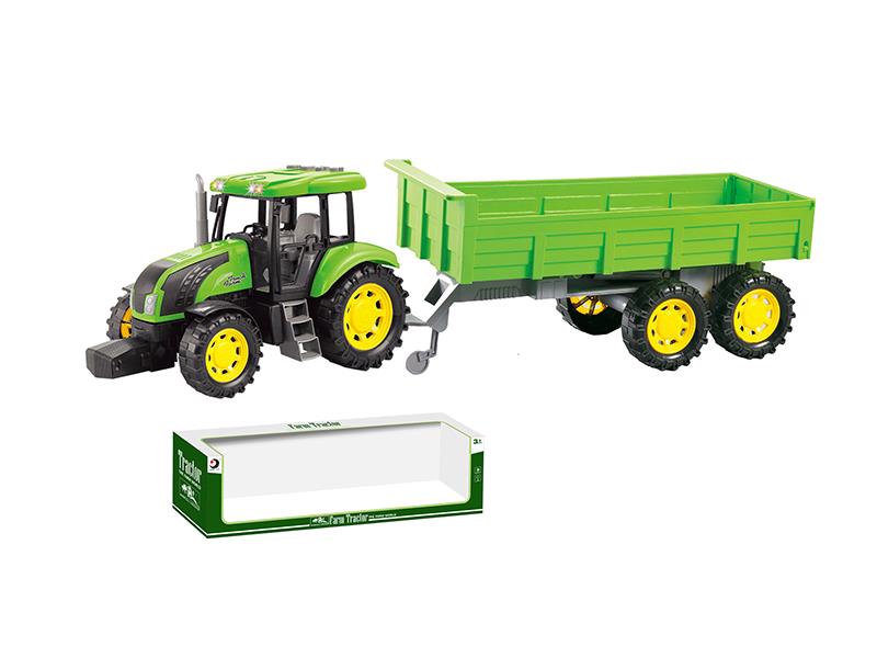 Friction Farm Tractor With Light And Music
