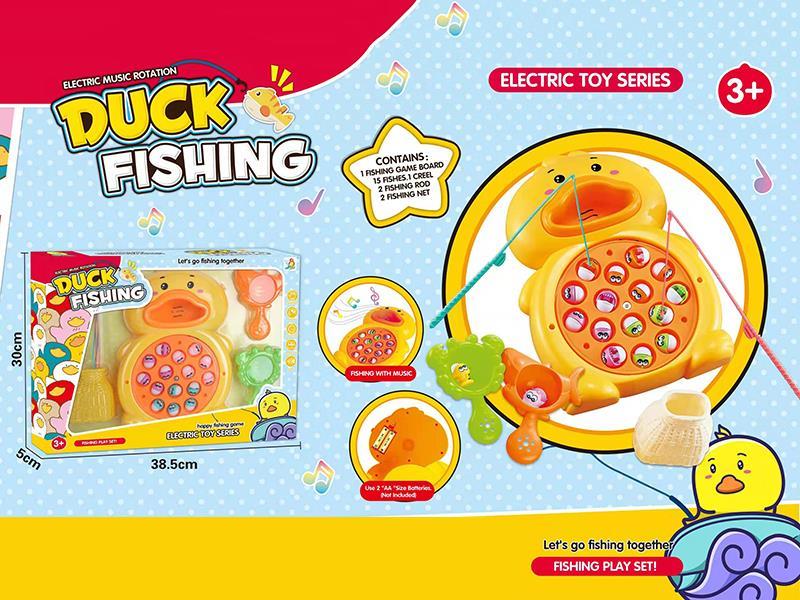 Duck Electric Rotating Fishing Game
