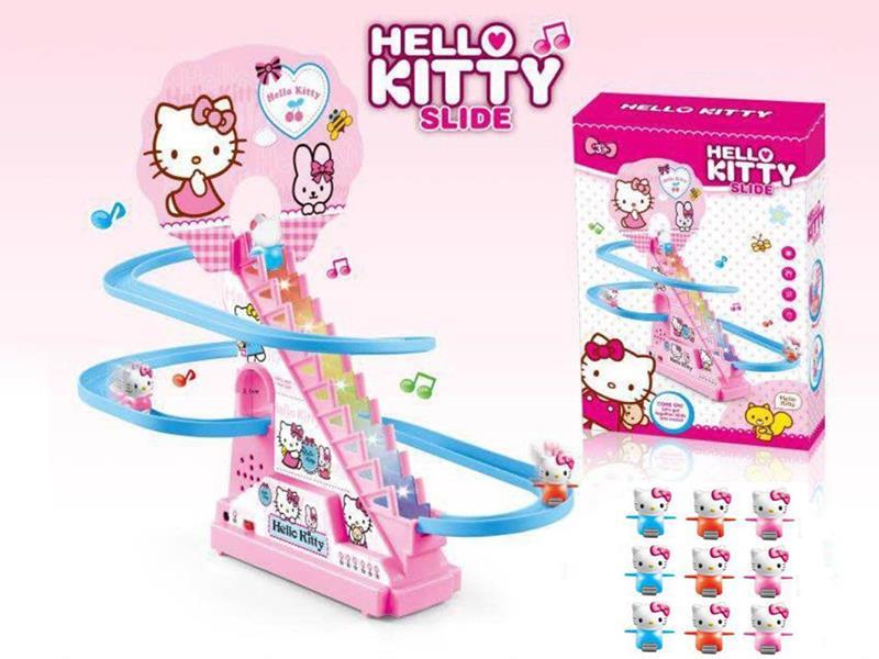 Hello Kitty B/O Track Slide(9 Kitty Cats)