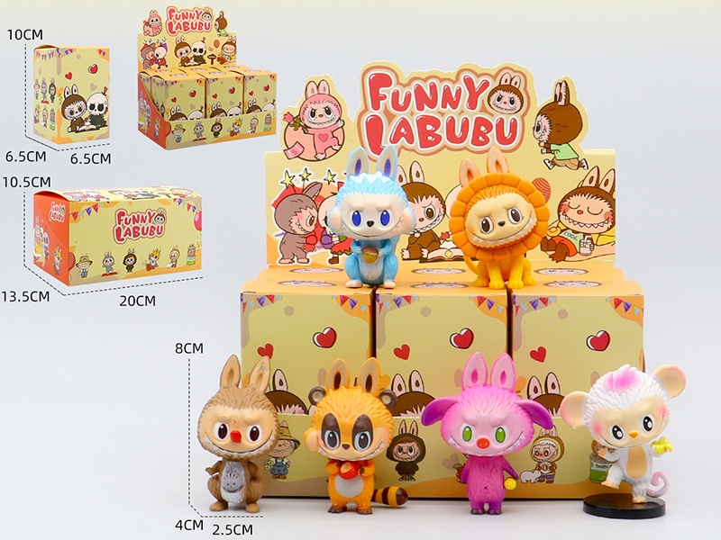 Funny Labubu Animal Doll Blind Box