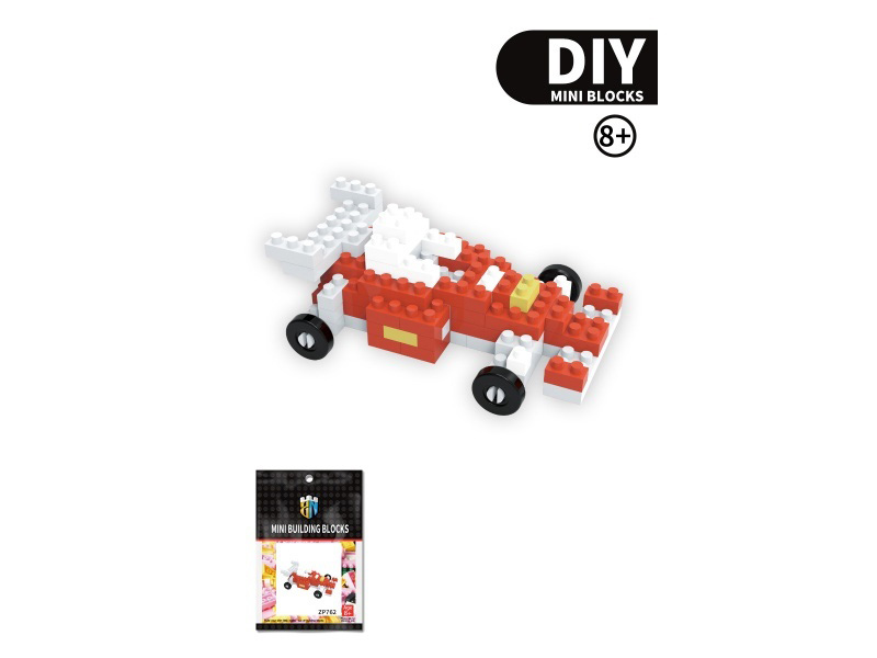 Racing Building Block Car Series, 88 PCS