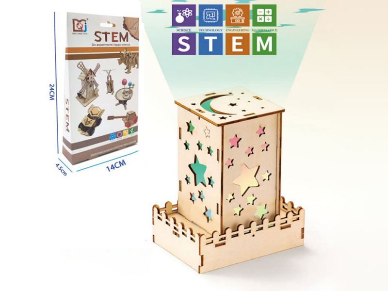 DIY Wooden Star String Light