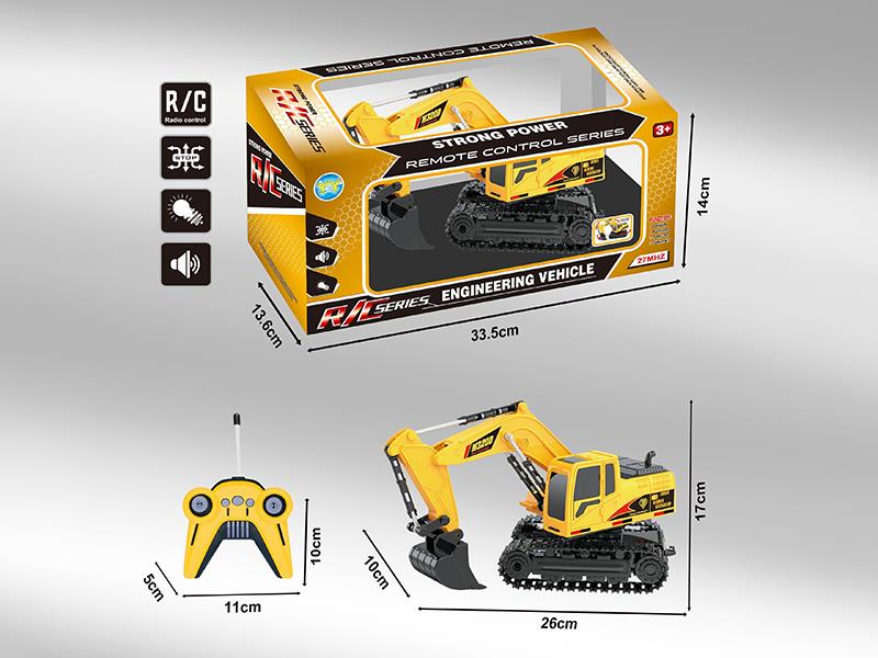 1:20 Six-Way Remote Control Excavator With Sound And Light