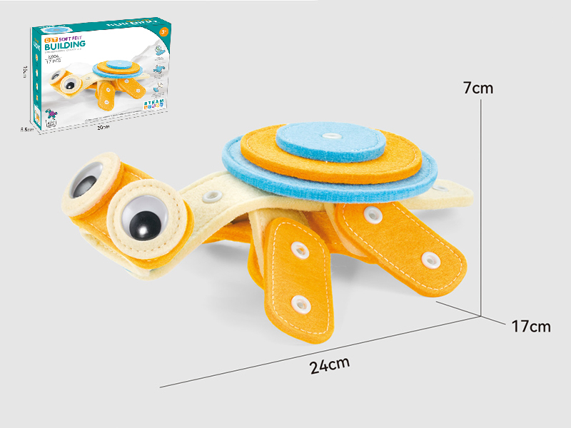 DIY Soft Felt Toy - Turtle