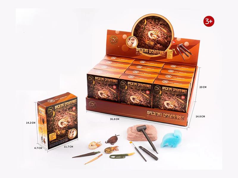 12PCS Static Educational Toys (Paleontology)