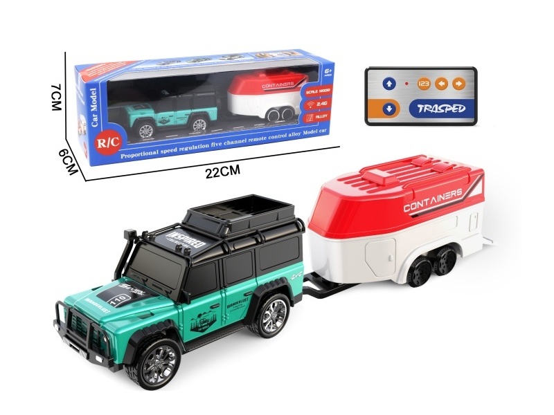 High-Precision Mini Remote Control Car With Trailer