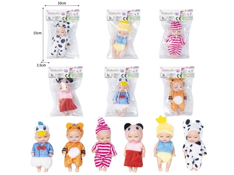 4-Inch Full-Body Sleeping Doll