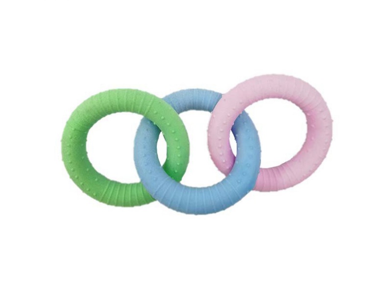 Foamed Three-Ring Pet Toy