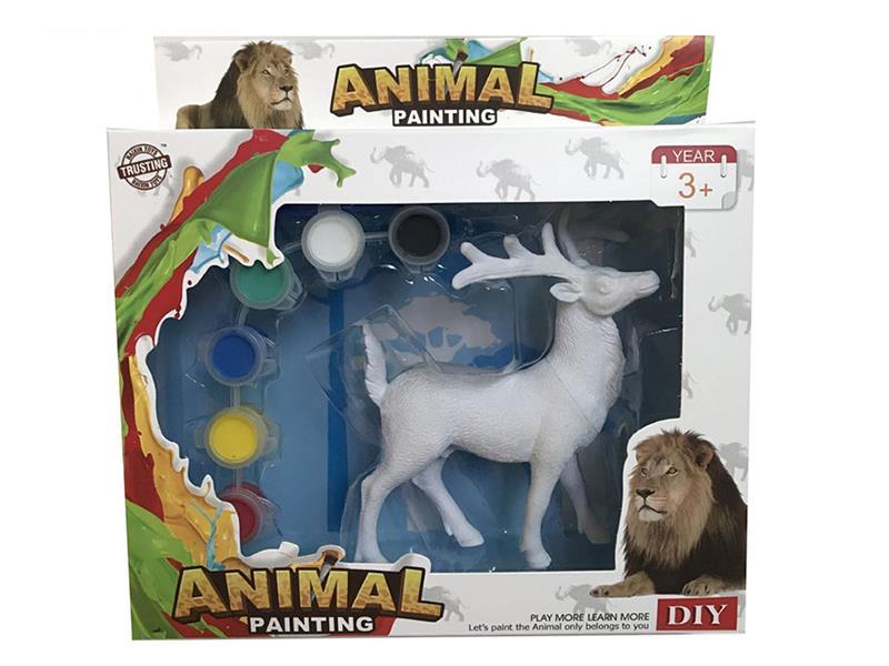 DIY Animal Coloured Drawing -PVC Deer