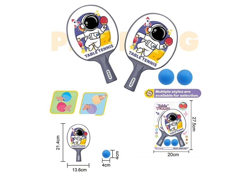 Astronaut Table Tennis Bats Set