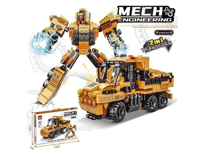 423+PCS Dump Truck Mecha Building Blocks