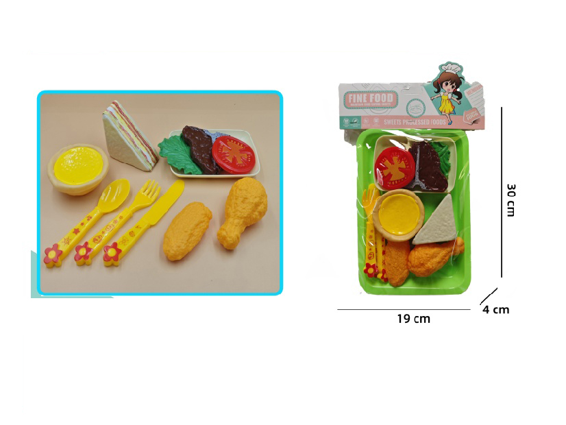 Pretend Play Western Dining Set