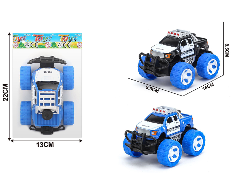 Friction Raptor Police Car