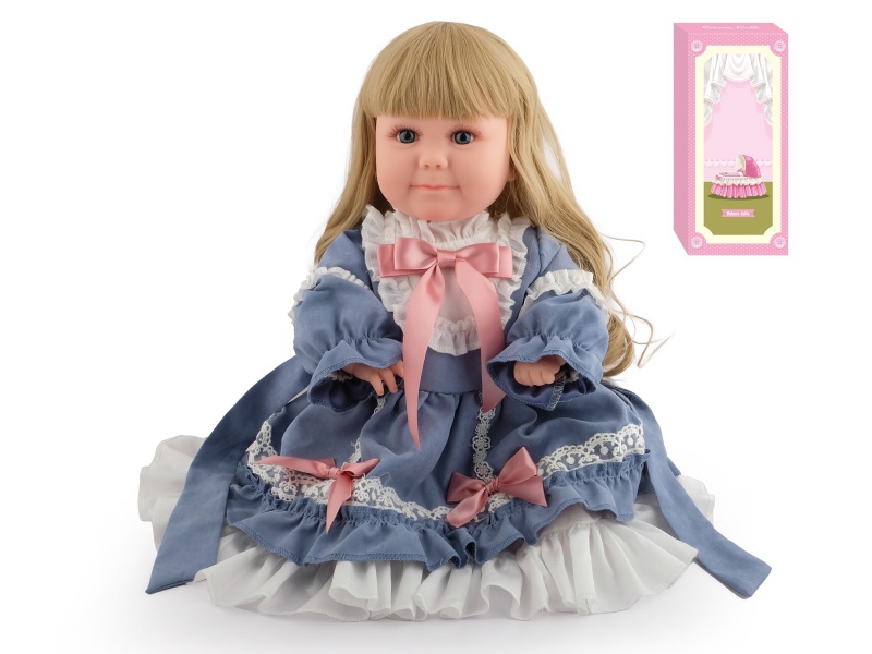 50cm Soft Plastic Reborn Doll(Wig Sheath)With Feeding-Bottle, Magnetic Pacifier, Diaper, Birth Card