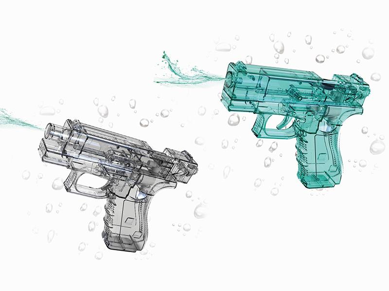 Transparent  Glock Water Gun