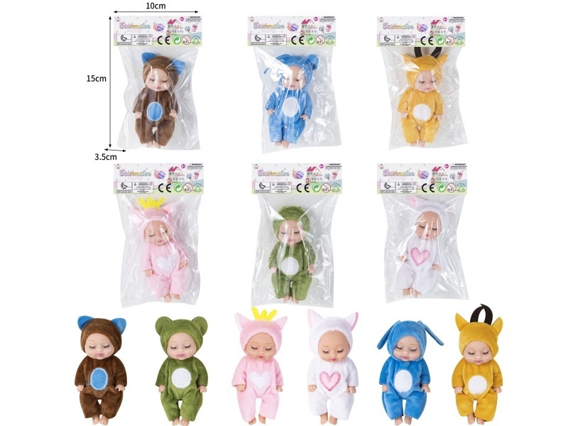 4-Inch Full-Body Sleeping Doll