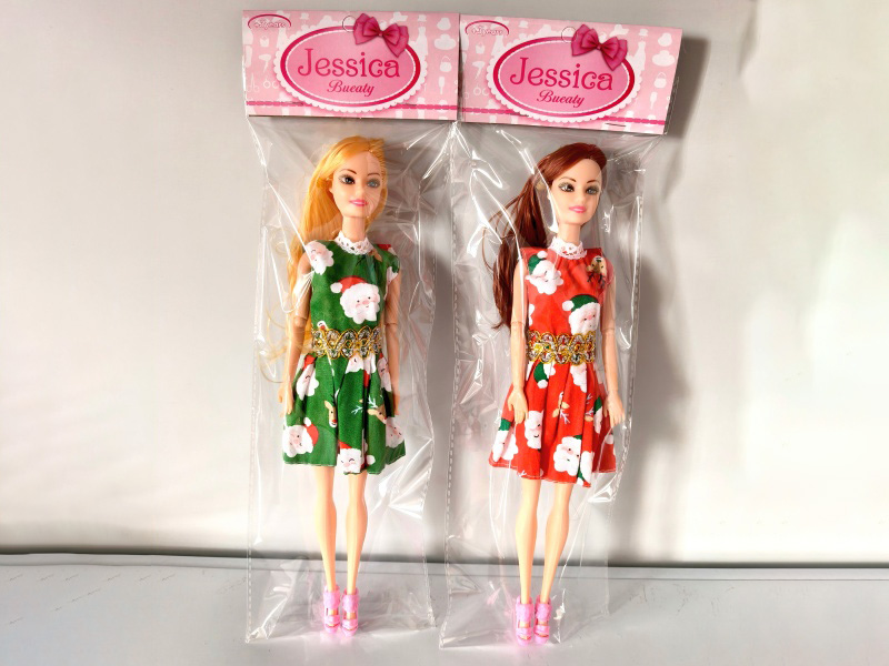 11-Inch 9-Joint Big-Foot Barbie Doll