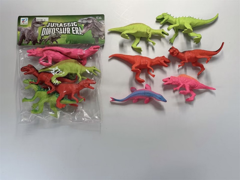 Pvc Dinosaur Set 6Pcs