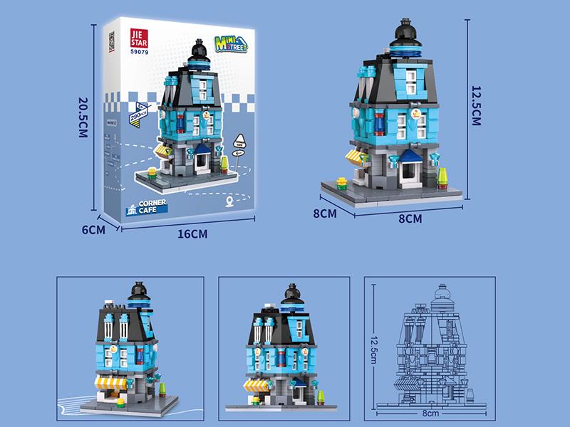 Corner Cafe Building Blocks 290pcs