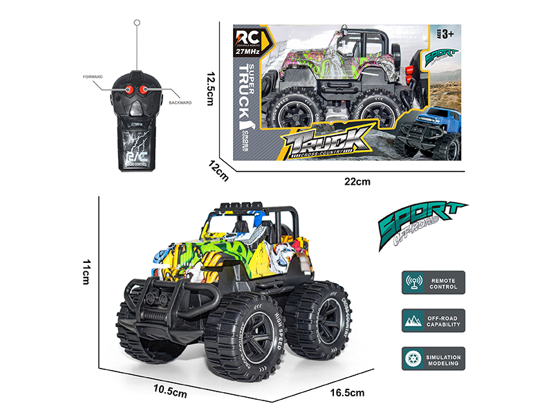 2-Channel Remote Control Wrangler Off-Road Vehicle