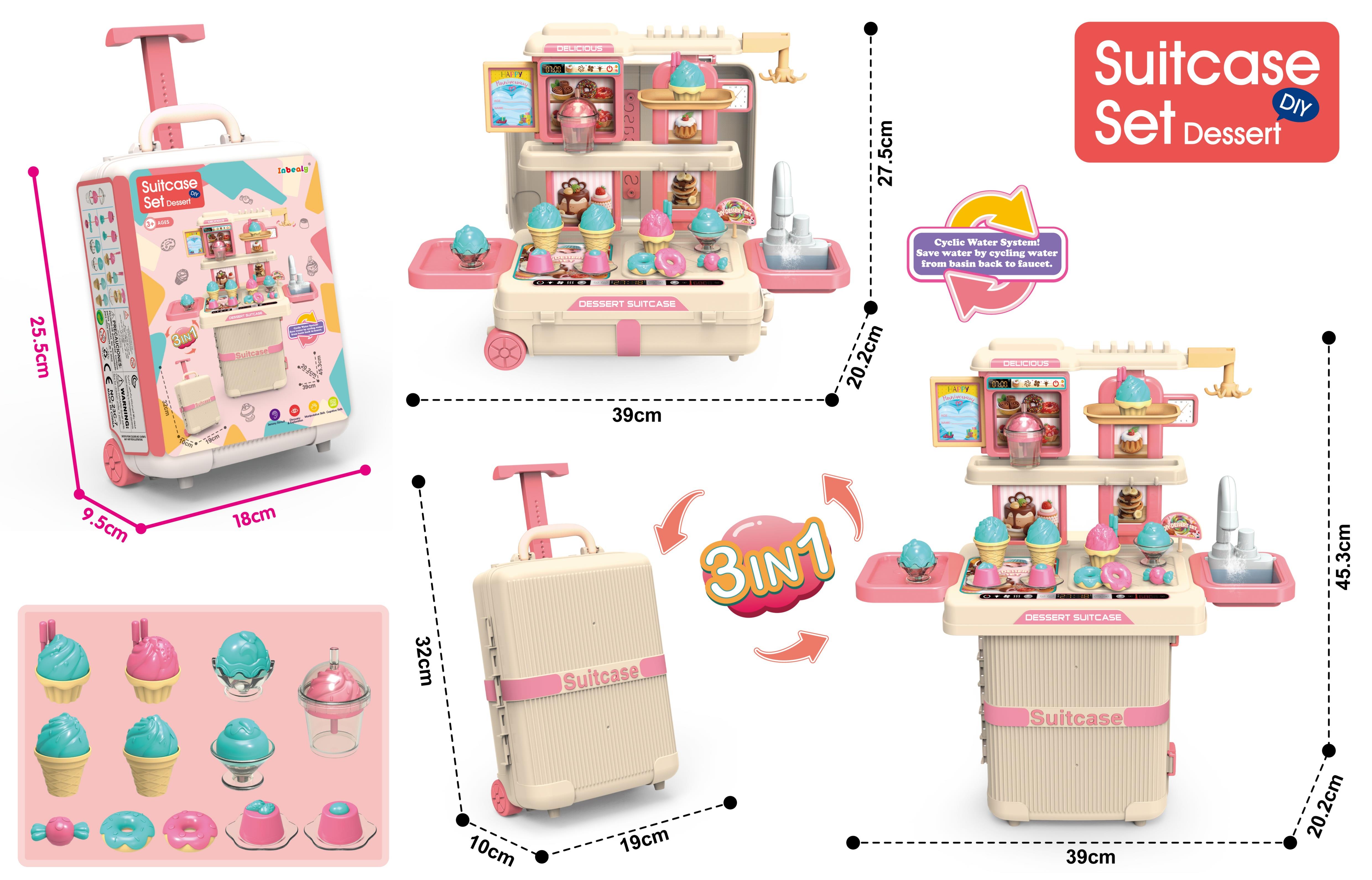 In-One Dessert-Themed Trolley Case