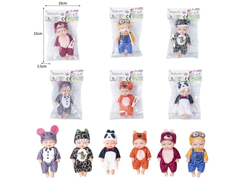 4-Inch Full-Body Sleeping Doll