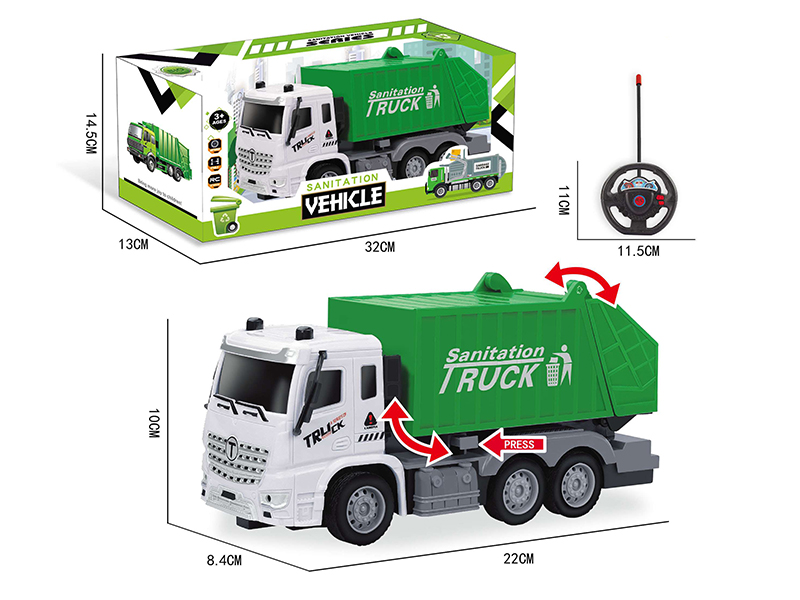 1:30 2CH Remote Control Rubbish Car