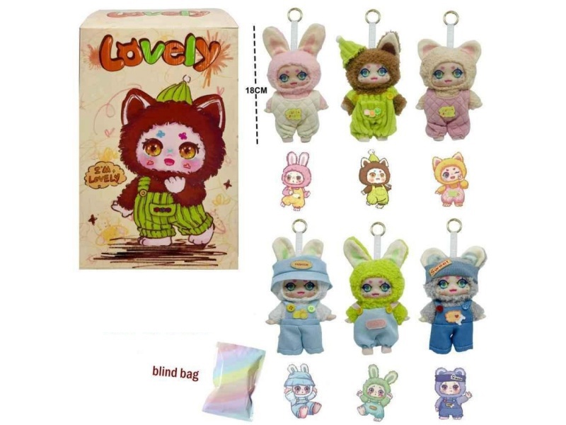 Rabbu Rubber Face Plush Doll