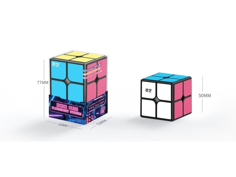 Luminous sticker 2X2 Rubik's Cube