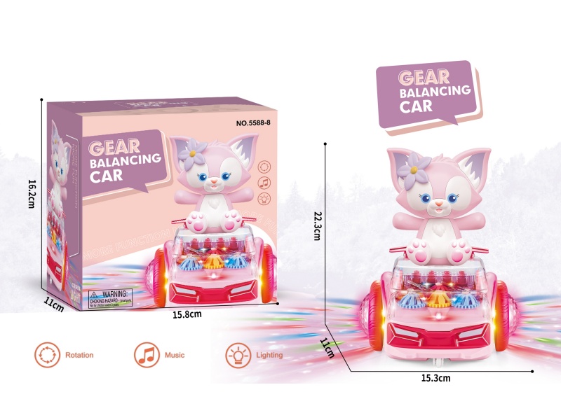 Electric Transparent Gear Balance Scooter Lina Bell (With Lights And Music)