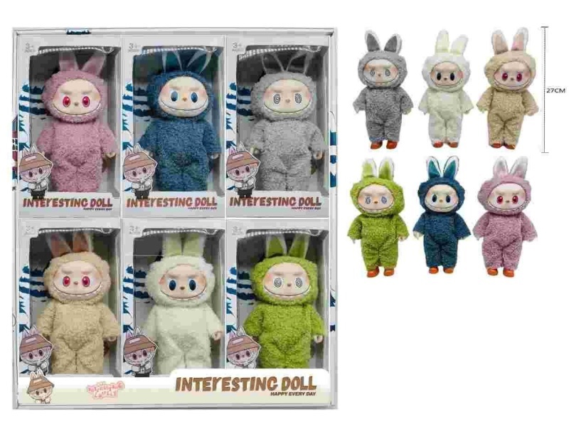 Rabbu Rubber Face Plush Doll