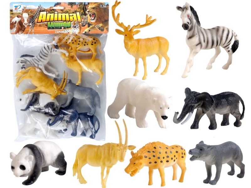 Pvc Simulation Animal 8Pcs