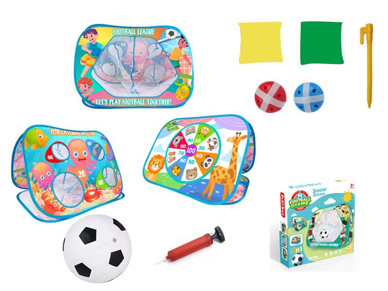 3 In 1 Football Competition Target